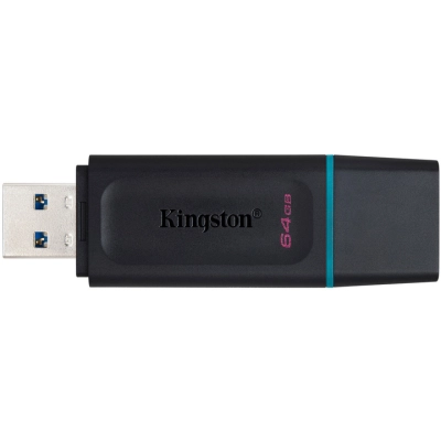 USB флеш накопичувач Kingston 2x64GB DT Exodia Black+Blue USB 3.2 (DTX/64GB-2P)