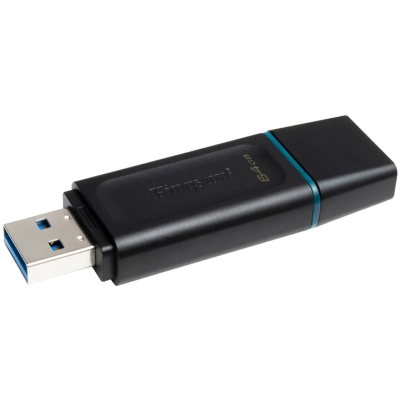 USB флеш накопитель Kingston 2x64GB DT Exodia Black+Blue USB 3.2 (DTX/64GB-2P)