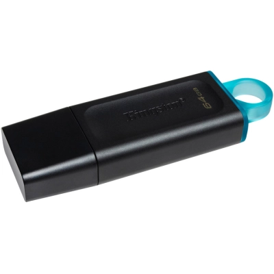 USB флеш накопитель Kingston 2x64GB DT Exodia Black+Blue USB 3.2 (DTX/64GB-2P)
