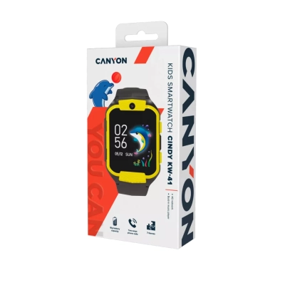 Смарт-часы Canyon CNE-KW41YB "Cindy" Kids Watch Black-Yellow (CNE-KW41YB) Смарт-часы Canyon CNE-KW41YB "Cindy" Kids Watch Black-Yellow (CNE-KW41YB)