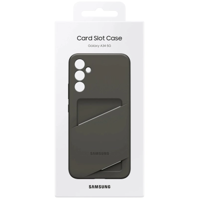 Чехол для мобильного телефона Samsung Samsung A34 Card Slot Case Black (EF-OA346TBEGRU)