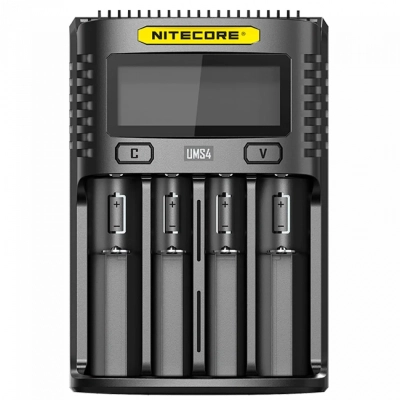 Зарядное устройство для аккумуляторов Nitecore Digicharger UMS4 (4 channels, LCD, Li-ion, Ni-Mh, Ni-Cd) (UMS4)
