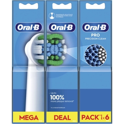 Насадка для зубної щітки Oral-B Pro Precision Clean, 6 шт (8006540847466)