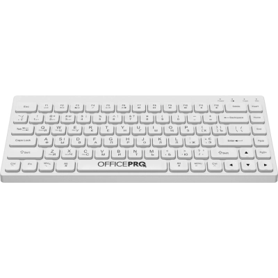 Клавиатура OfficePro SK955W Wireless/Bluetooth White (SK955W)