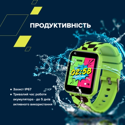 Смарт-часы Canyon Joyce KW-43 DUAL BT Music Green (CNE-KW43YB)