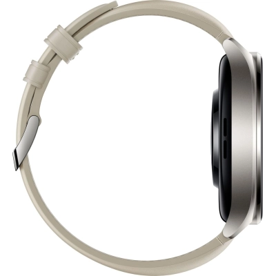 Смарт-часы Xiaomi Watch 2 Titan BHR9306GL Gray Case White Leather Strap (1093970)