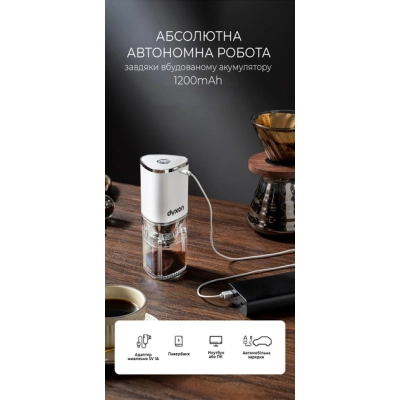 Кофемолка DYXON MEGAGRIND 155 White (DXNKMMGGD155W)