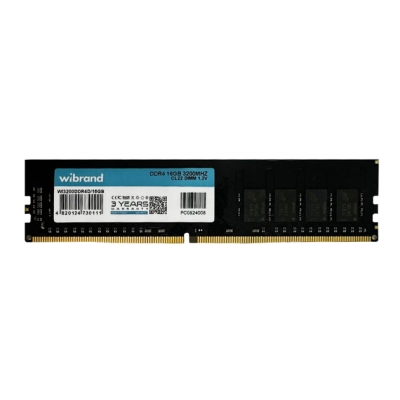Модуль памяти для компьютера DDR4 16GB 3200 MHz Wibrand (WI3200DDR4D/16GB)