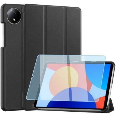 Чехол для планшета AirOn Premium Xiaomi Redmi Pad SE 8.7" 2024 + film Black (4822356758486)