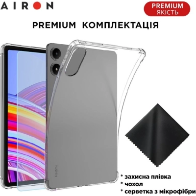 Чехол для планшета AirOn EVA Xiaomi Redmi Pad Pro / Xiaomi Poco Pad 12.1" transparent (4822352781141)