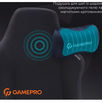 Кресло игровое GamePro FGC750B Size L Fabric Black (FGC750B)
