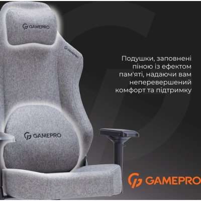 Кресло игровое GamePro FGC750DG Size L Fabric Dark Gray (FGC750DG)