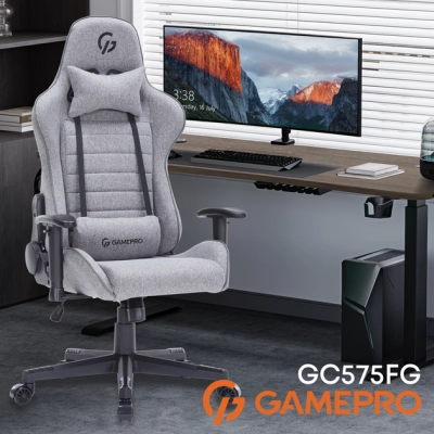 Кресло игровое GamePro GC575FB Size L Fabric Gray (GC575FG)