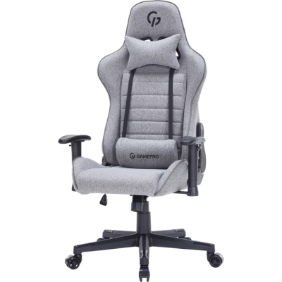 Крісло ігрове GamePro GC575FB Size L Fabric Gray (GC575FG)