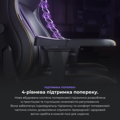Кресло игровое Anda Seat Kaiser 4 PVC Size XL Orange (AD12YDDC-XLL-20-O-PV/C)