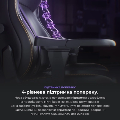 Кресло игровое Anda Seat Kaiser 4 PVC Size L Violet (AD12YDDC-L-20-V-PV/C)
