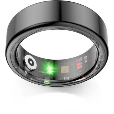 Смарт-кольцо Smart Ring SSR-03 розмір 8 Чорний (1076467)