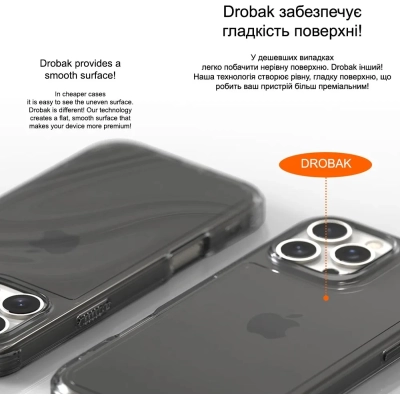Чехол для мобильного телефона Drobak Acrylic Case with Airbag для Apple iPhone 14 Plus (949404)