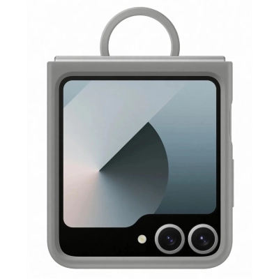 Чехол для мобильного телефона Samsung Silicone Cover with Ring Samsung Galaxy Flip 6 Gray (EF-PF741TJEGUA)