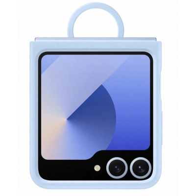 Чехол для мобильного телефона Samsung Silicone Cover with Ring Samsung Galaxy Flip 6 Blue (EF-PF741TLEGUA)