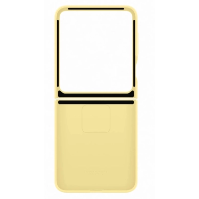 Чехол для мобильного телефона Samsung Silicone Cover with Ring Samsung Galaxy Flip 6 Yellow (EF-PF741TYEGUA)