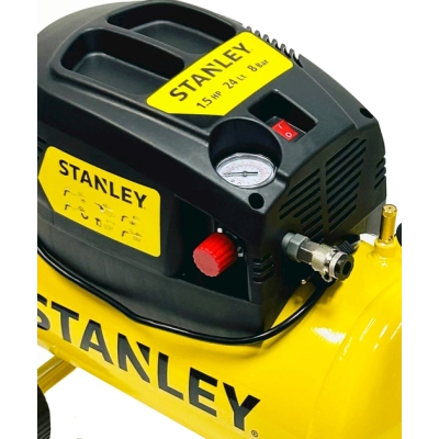 Компрессор Stanley поршневой D 200/8/24, 180 л/мин, 1.1 кВт (D200/8/24)