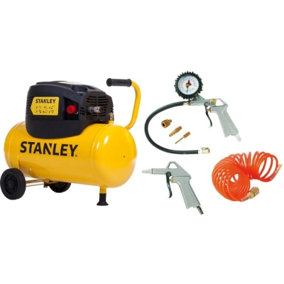 Компрессор Stanley поршневой D 200/8/24, 180 л/мин, 1.1 кВт (D200/8/24)