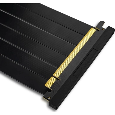 Райзер PcCooler Vertical GPU RISER CABLE PCI-E BK 4.0 185мм PCI-E4.0X16 Чор (RC185 BK 4.0)