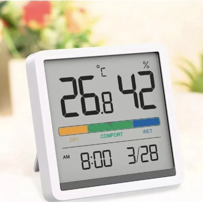 Метеостанция Xiaomi Miiiw Temperature Humidity Clock White S210 (MW22S06)