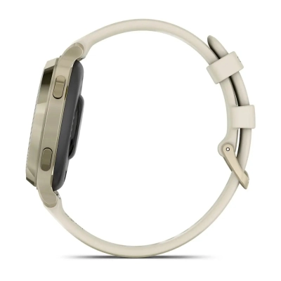 Смарт-часы Garmin Lily 2 Active, Lunar Gold/Bone, Silicone, (010-02891-00)