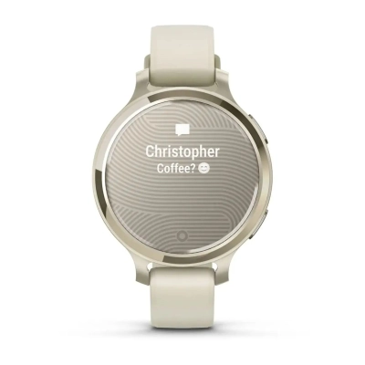Смарт-часы Garmin Lily 2 Active, Lunar Gold/Bone, Silicone, (010-02891-00)