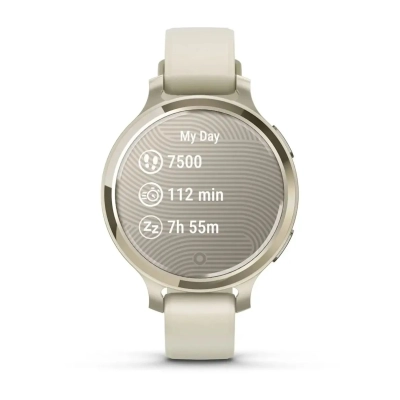 Смарт-часы Garmin Lily 2 Active, Lunar Gold/Bone, Silicone, (010-02891-00)