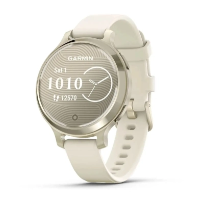 Смарт-часы Garmin Lily 2 Active, Lunar Gold/Bone, Silicone, (010-02891-00)