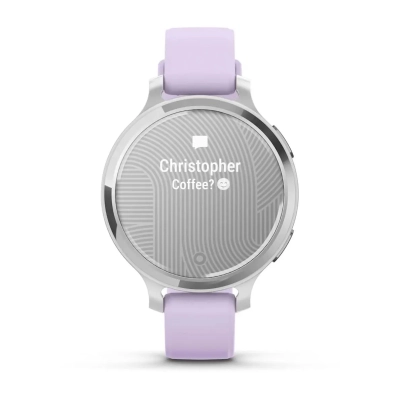 Смарт-часы Garmin Lily 2 Active, Silver/Jasmine Purple, Silicone, (010-02891-01)