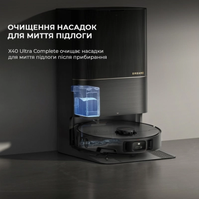 Пылесос Dreame Bot X40 Ultra Complete Black (RLX63CE-2-Bl)