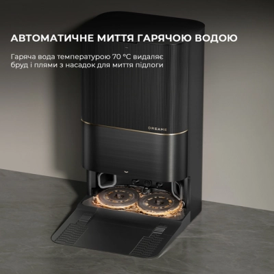 Пылесос Dreame Bot X40 Ultra Complete Black (RLX63CE-2-Bl)