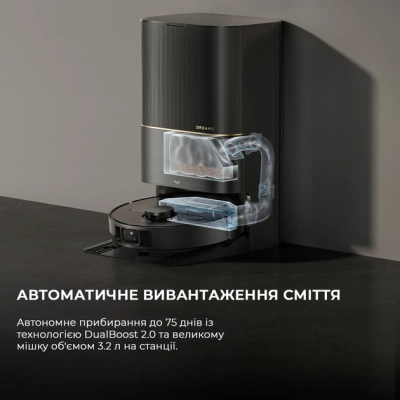Пылесос Dreame Bot X40 Ultra Complete Black (RLX63CE-2-Bl)