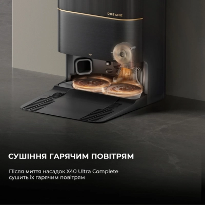 Пылесос Dreame Bot X40 Ultra Complete Black (RLX63CE-2-Bl)