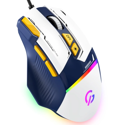 Мышка GamePro GM300BL USB Blue/White (GM300BL)