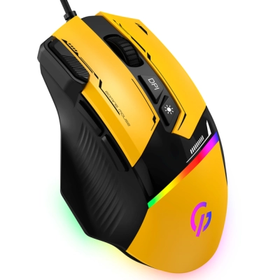 Мышка GamePro GM300Y USB Yellow/Black (GM300Y)