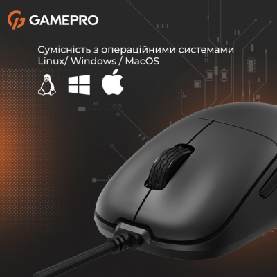 Мышка GamePro GM690B USB Black (GM690B)