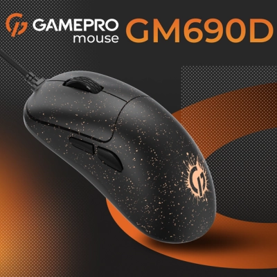 Мышка GamePro GM690D USB Black/Orange (GM690D)