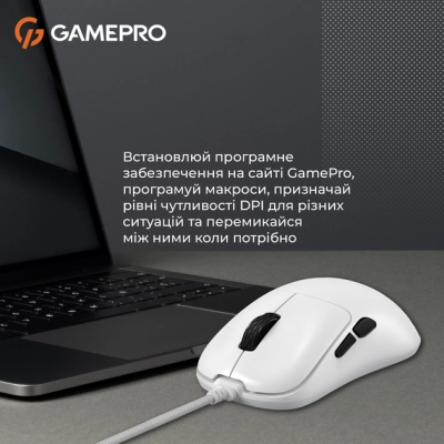 Мышка GamePro GM690W USB White (GM690W)