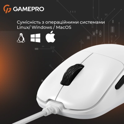 Мышка GamePro GM690W USB White (GM690W)