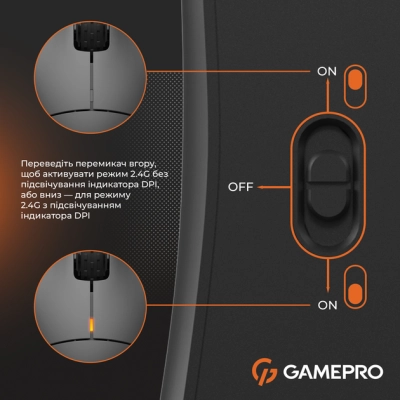 Мышка GamePro GM990B Wireless Black (GM990B)