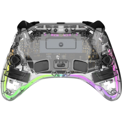Геймпад GamePro GPX13T 2.4G/BT 5.1/USB/PC/iOS/Android RGB Transparent (GPX13T)