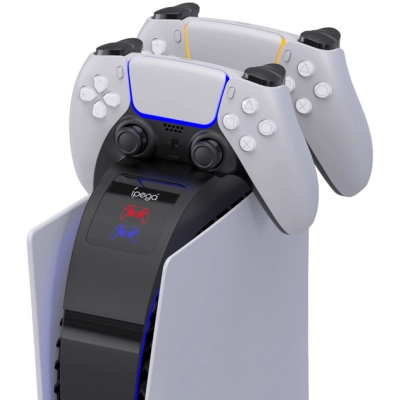 Зарядное устройство iPega PG-P5016 Для геймпадів DualSense PS5 Sony PlayStation 5 Black (PG-P5016)