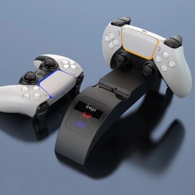 Зарядное устройство iPega PG-P5016 Для геймпадів DualSense PS5 Sony PlayStation 5 Black (PG-P5016)