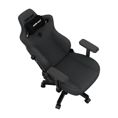 Кресло игровое Anda Seat Kaiser 3 Fabric Size XL Dark Gray (AD12YDC-XL-01-GB-CF)