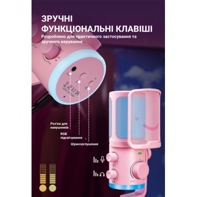 Микрофон Fifine TAM6P Pink (TAM6P)